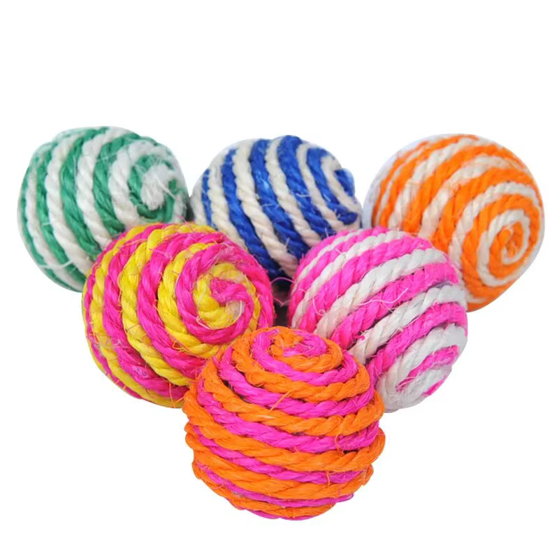 4 Pelotas Interactivas para Mascotas, Juguetes para Gatos, Gatitos y Perros, para Entrenamiento, Juego y Masticar (Color Aleatorio) — imagen 1