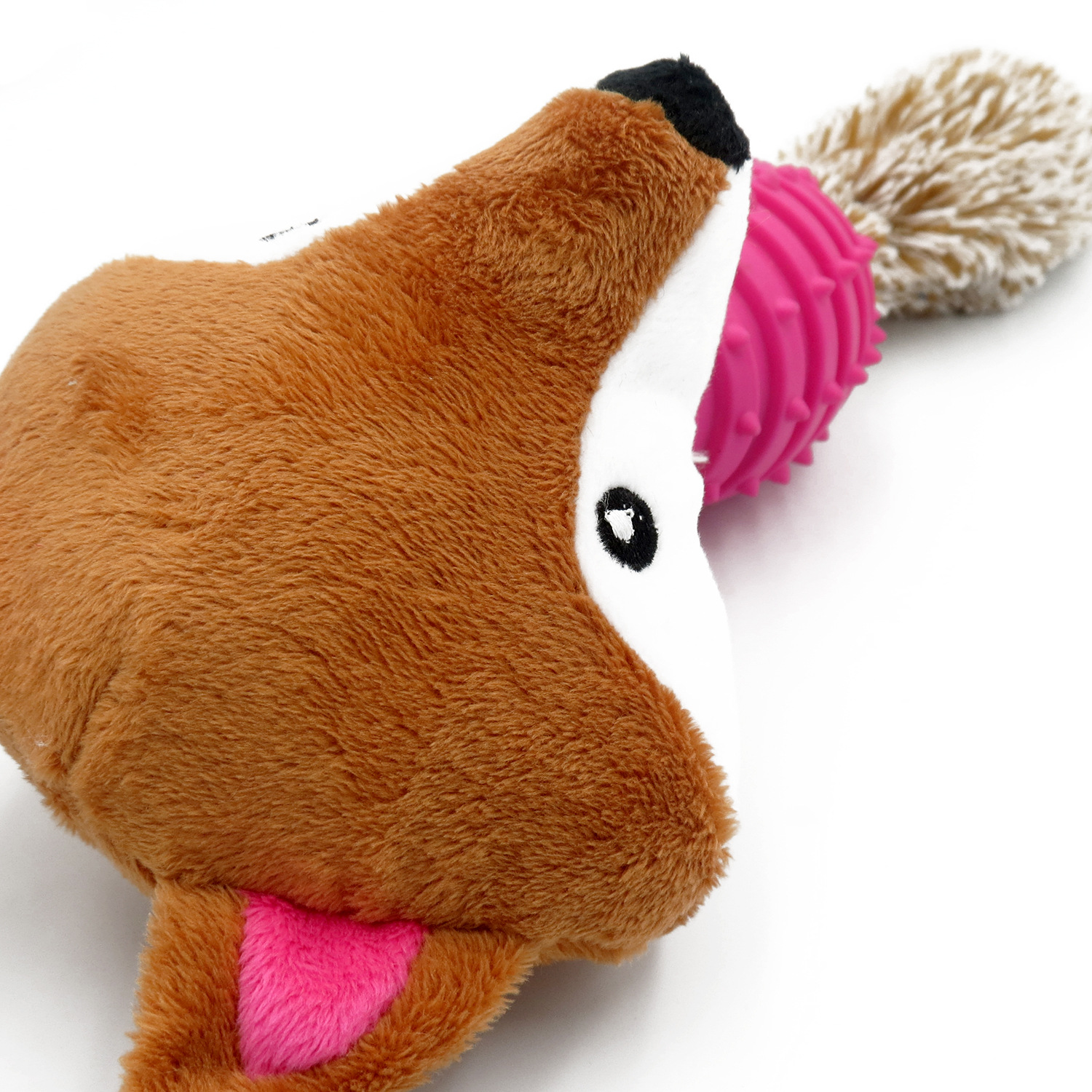 Juguetes de Peluche para Mascotas - Zorro, Foca, Mapache y más (Llavados de Dientes para Perros) — imagen 5