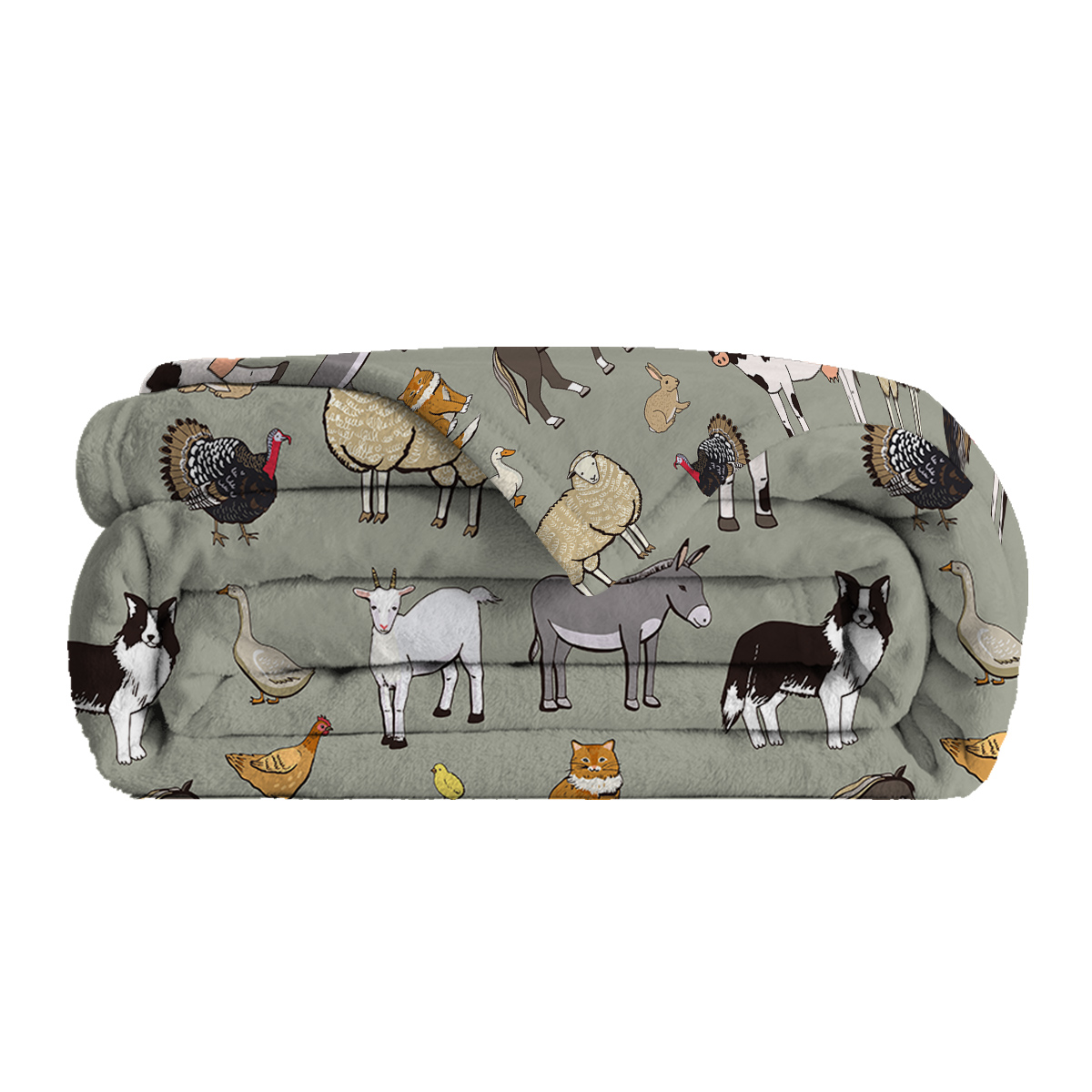 Manta Suave para Varios Animales - Caballo, Cerdo, Dura y Cómoda para Regalo de Cumpleaños para Mujer Decoración Hogar Sofá Cama Oficina Camping Viaje 75x100cm 130x150cm 150x200cm — imagen 6