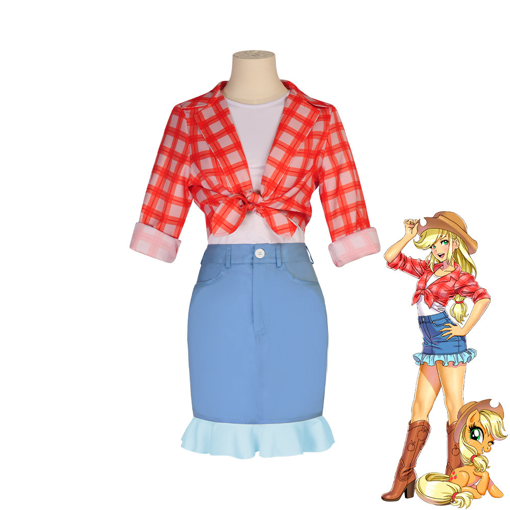 My Little Pony Cosplay Dress - Twilight Sparkle, Applejack, Fluttershy, Princess Celestia Costume for Women — image 5