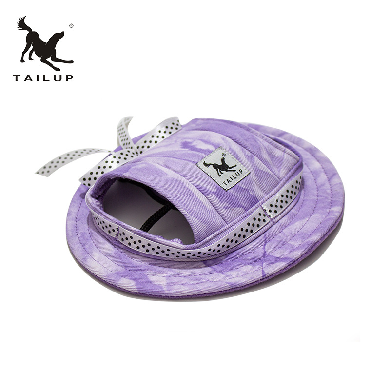 Sombrero de Protección Solar para Gatos: Estilo Adorable con Patrón de Nubes — imagen 8