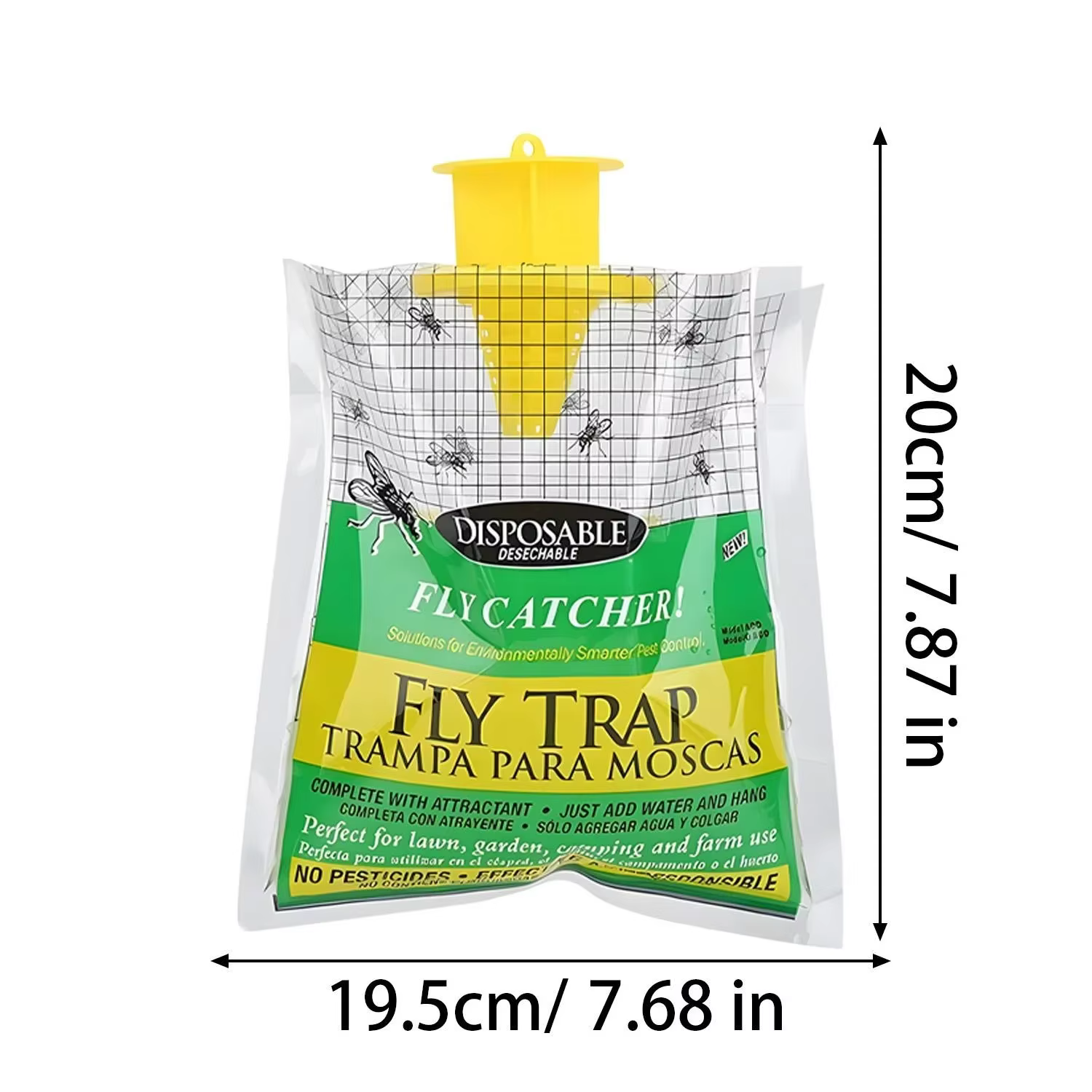 Bolsas Atrapamoscas Colgantes, 1-30 Piezas, Trampa Eficaz para Moscas y Mosquitos, Desechable, No Tóxica e Inofensiva, Suministros Para Hogar y Jardín — imagen 6