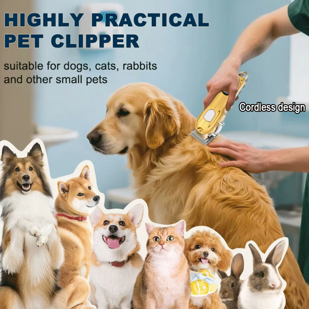 Electric Pet Hair Clipper USB Rechargeable LCD Display Dog Cat Grooming Trimmer Shaver with Guide Combs Kit — image 4