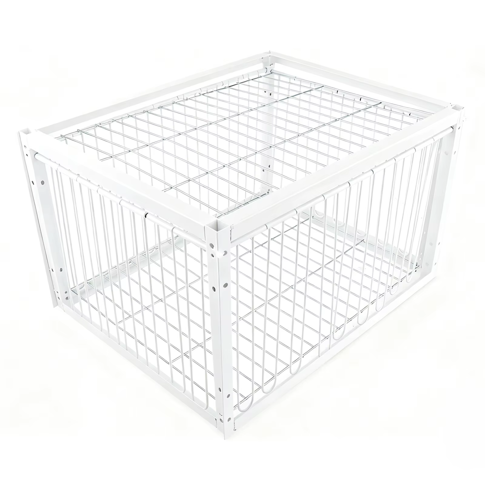 Caja de Trampa para Aves Portátil Auto Resistente al Ruido para Palomas y Animales Grandes Caja de Coopera Metálica para Granjas — imagen 6