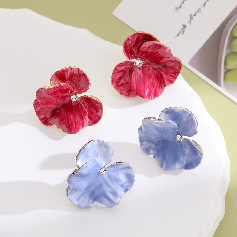 Pulseras de gotitas de aceite en forma de pétalo tridimensional, personalidad sofisticada, dulces y festivas — imagen 7