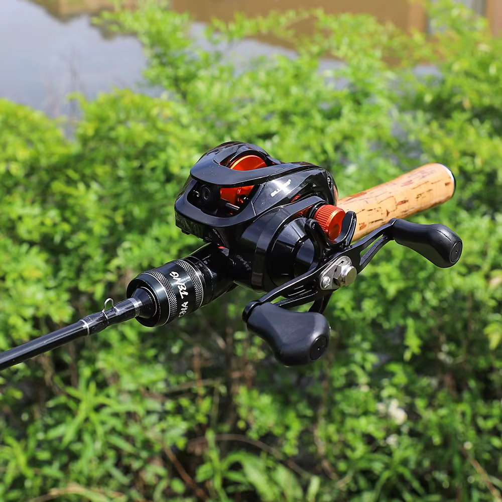 Carraca de Cazalla 6,3:1 8kg Arrastre Máximo - Carraca de Pescar para Bbagre en Ambiente Marino Accesorios de Pesca — imagen 6