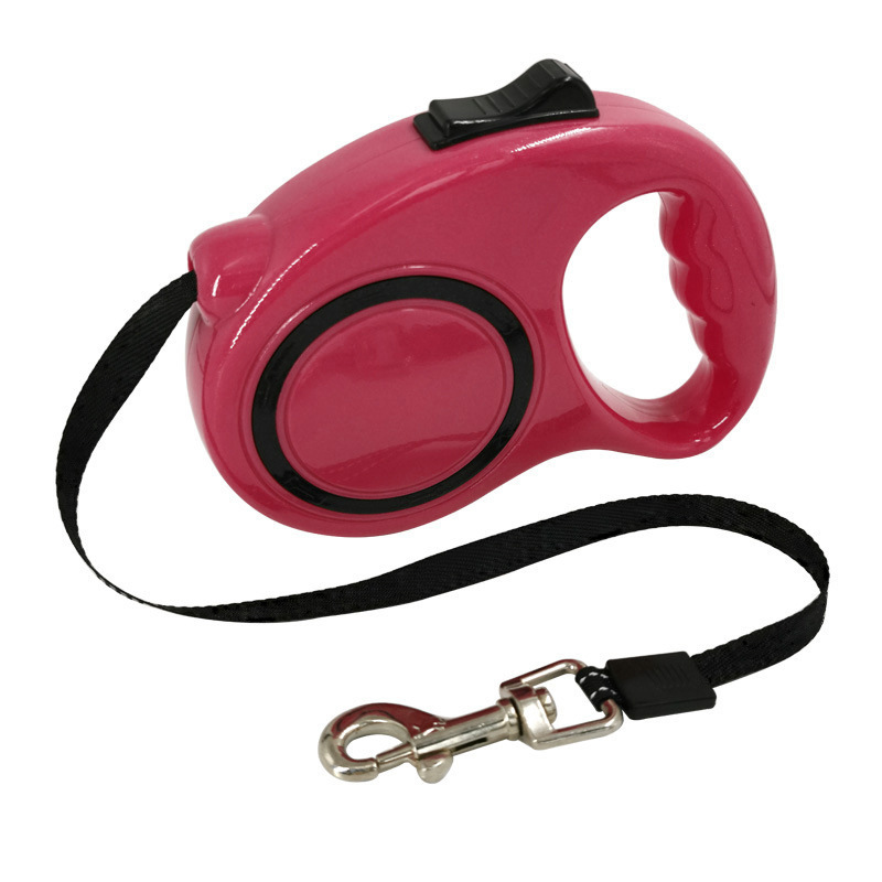 Pet Automatic Telescopic Traction Rope Black Circle Candy Colored Dog Traction Device Portable Dog Rope Dog Chain — image 11