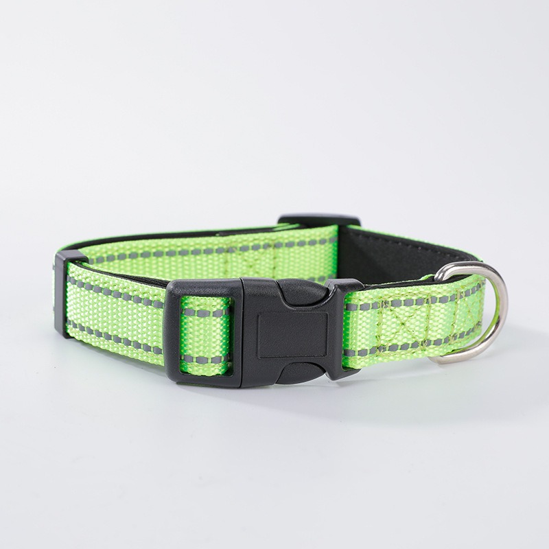 Nylon Material Reflective Neoprene Custom Color Dog Breakaway Collars Personalized — image 4