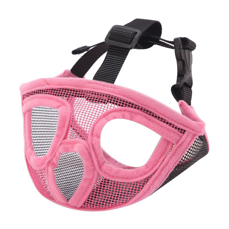 Hoopet Pet Small Dog French Bulldog Muzzle Dog Mouse Basket Breathable Muzzle For Dogs Leash Harness Supplies — image 4