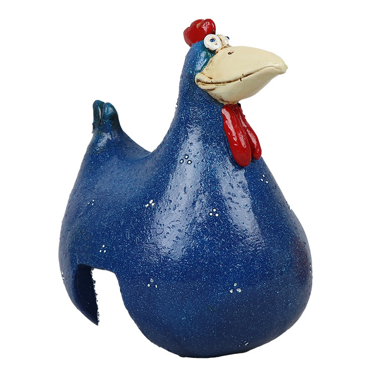 New Resin Crafts Cute Chicks Big Eye Chicken Resin Ornaments Hanging Chicken — image 5