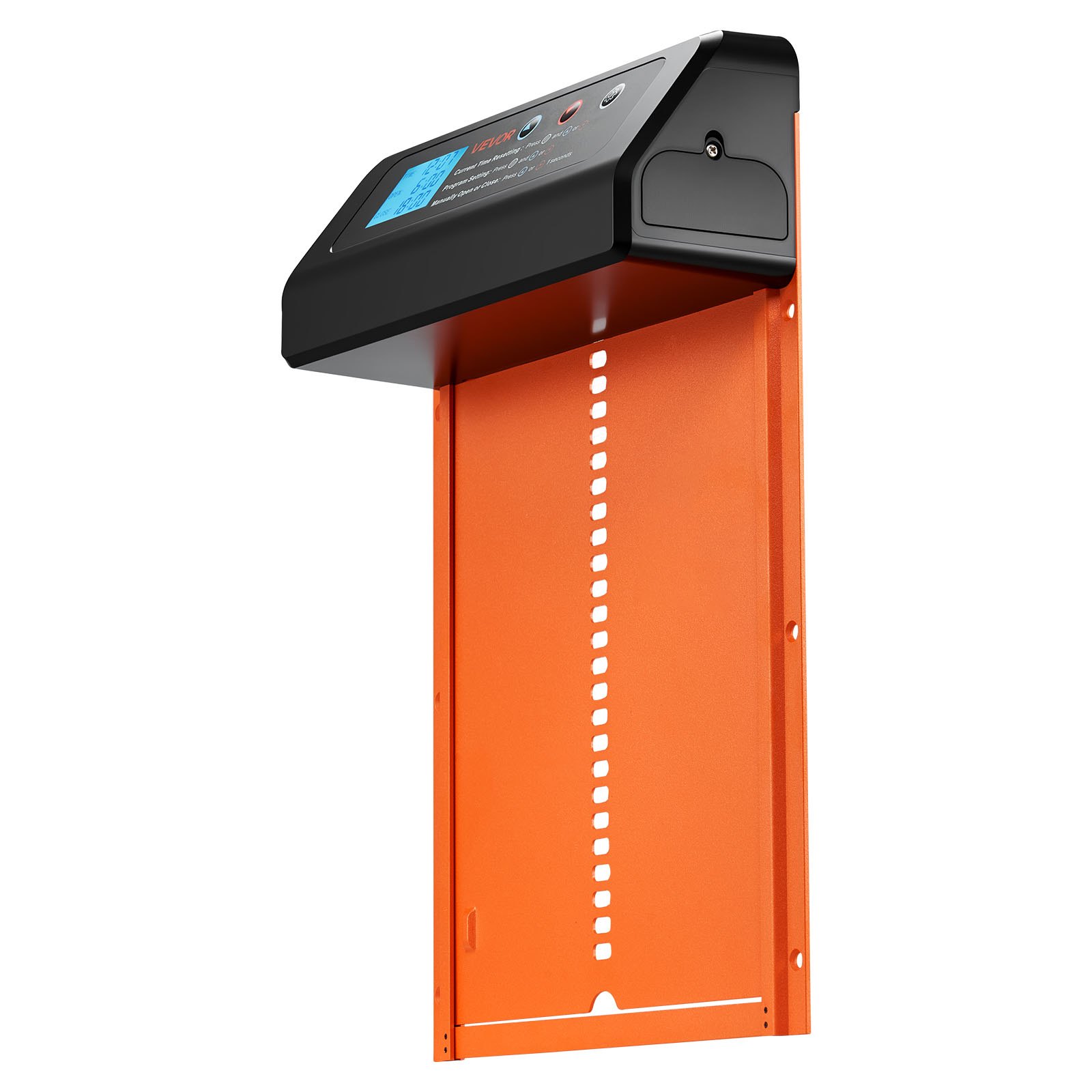 Automatic Chicken Coop Door, Battery Powered Chicken Coop Door With Timer & Manual Setting, Anti-Pinch Security, Durable Aluminum Alloy, Chick Run Gate Opener With Waterproof Sealing, Orange — imagen 1