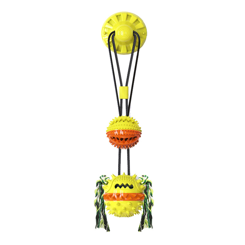 Pet Products Strong Suction Cup Dog Toys Molar Dog Products Bite Resistant Ball — image 3