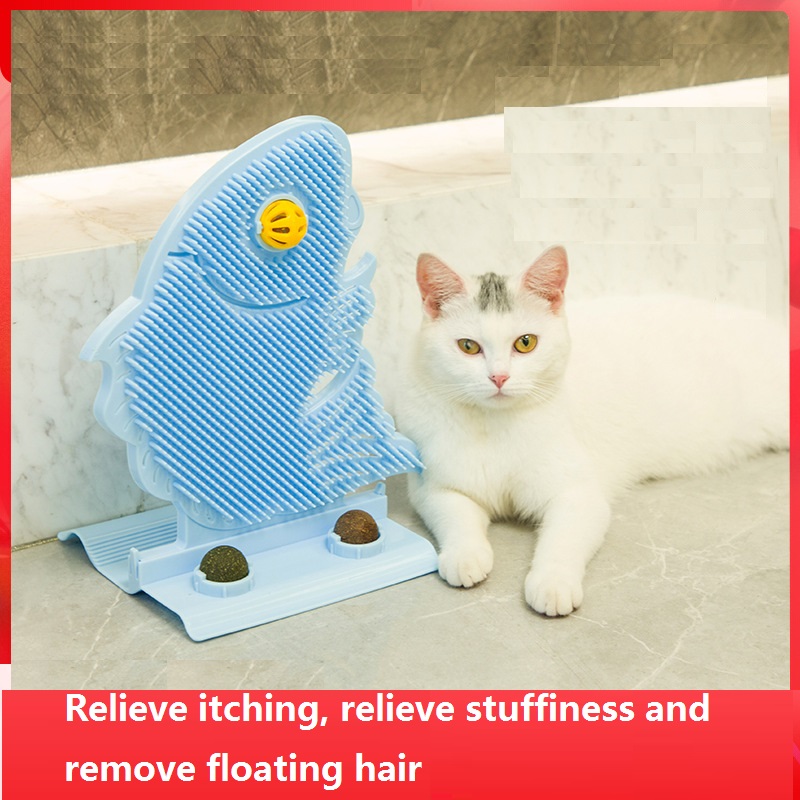 Tablero de Garras para Gatos con Pelotas de Cepillo y Aromaterapia - Entretenimiento para Felinos — imagen 11