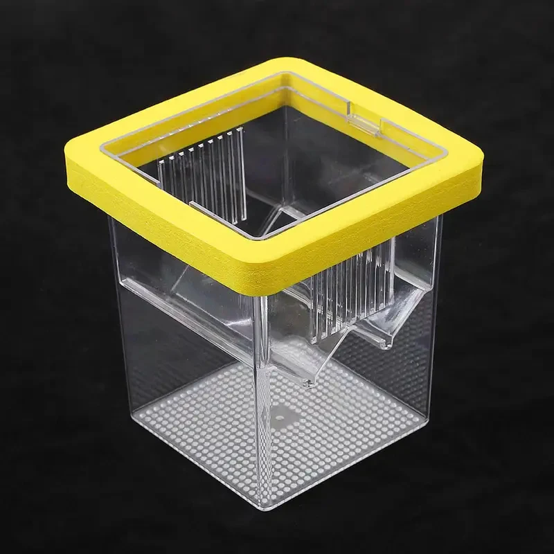 Caja de Incubación y Aislamiento para Pez y Cangrejos Acuáticos - Caja de Cría para Guppies y Larvas Transparente Duradero — imagen 1