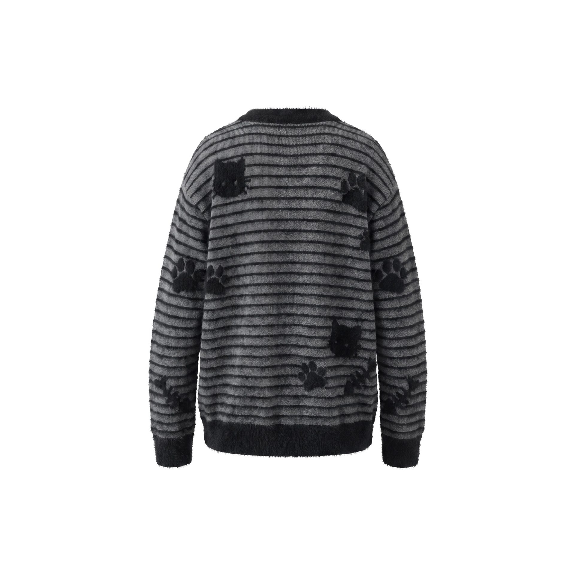 Cat Claw Fish Bone Jacquard Sweater — image 5