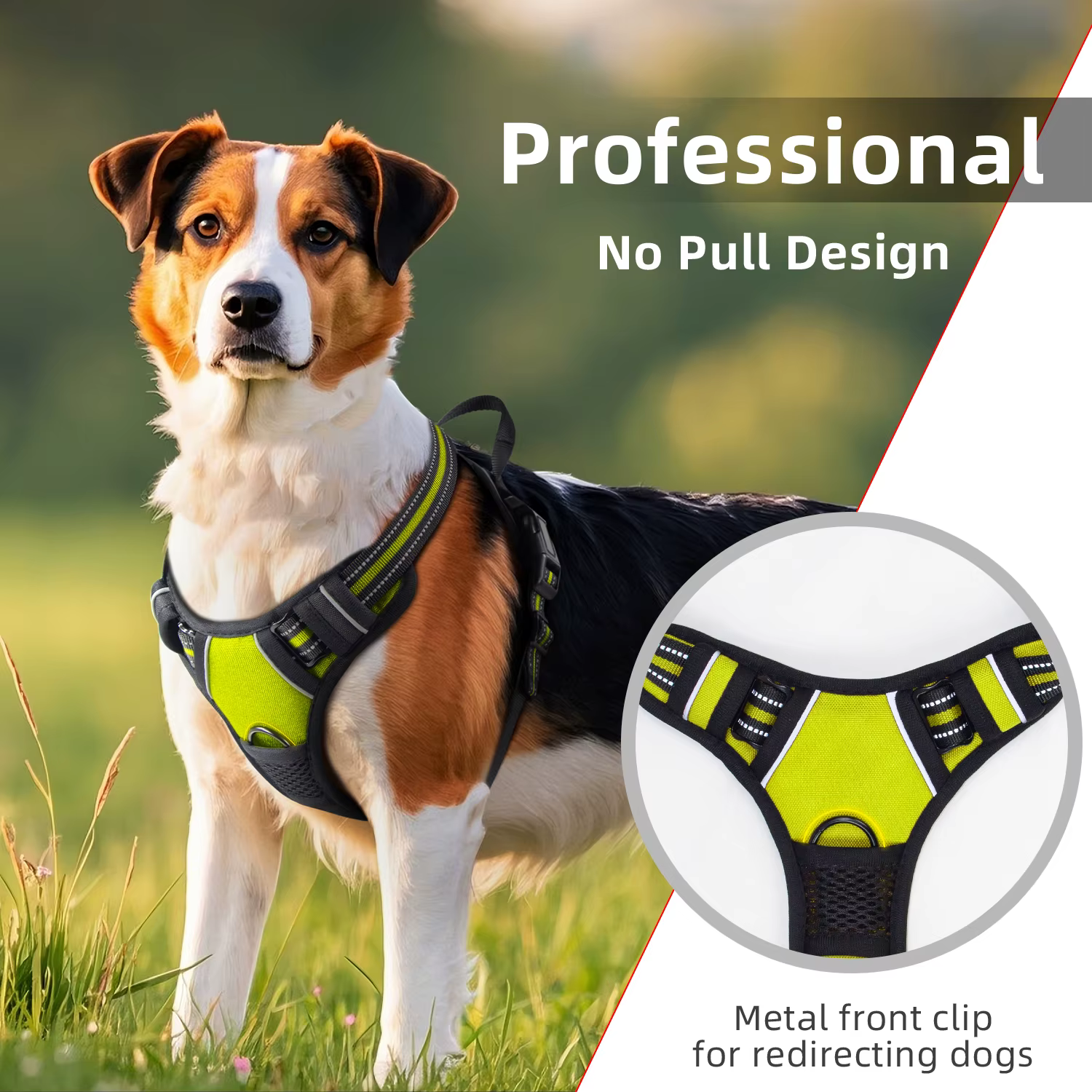 Arnés con Asa para Perros Grandes y Medianos – Seguridad, Ajustable, Chaleco para Mascotas, Accesorios para Paseos al Aire Libre — imagen 4