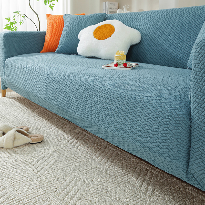 Red anti cat scratch elastic sofa cover all inclusive universal set — image 12