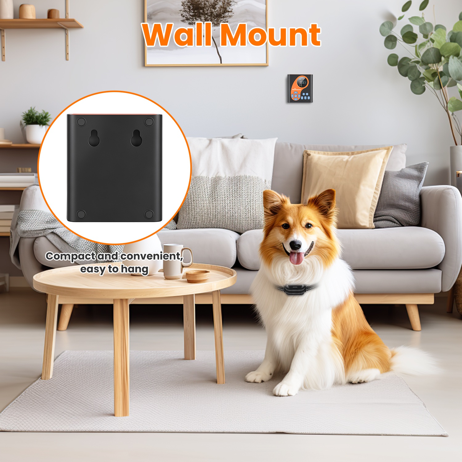 Sistema de Cerca Inalámbrica para Perros 2 en 1 con Collar de Entrenamiento, Cerca Invisible para Perros IP68 a Prueba de Agua con Alcance Ajustable de 722 Pies, Pitido, Vibración y Descarga Estática — imagen 15