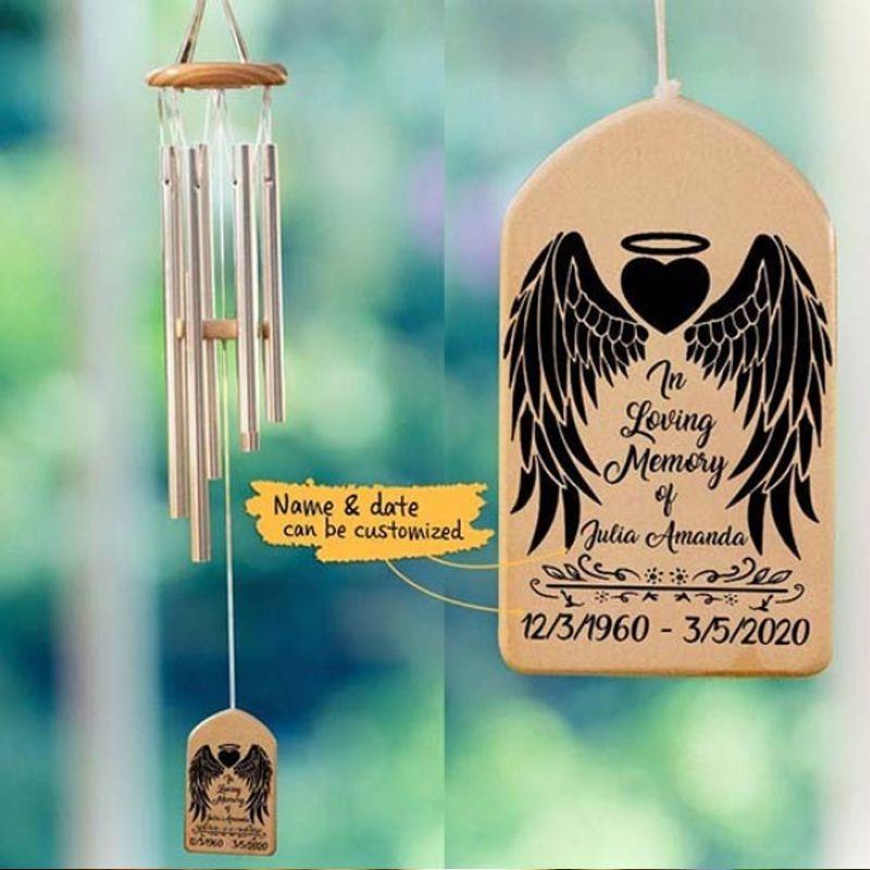 Commemorativo para Mascotas de Hogar - Campana de Viento Decorativa con Pendiente DIY — imagen 2
