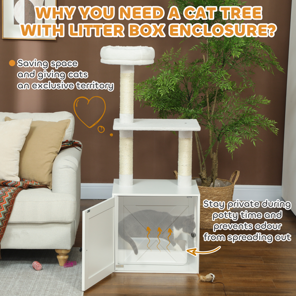 Gato Casa de Madera Árbol para Gatos Torre de Escalada — imagen 5