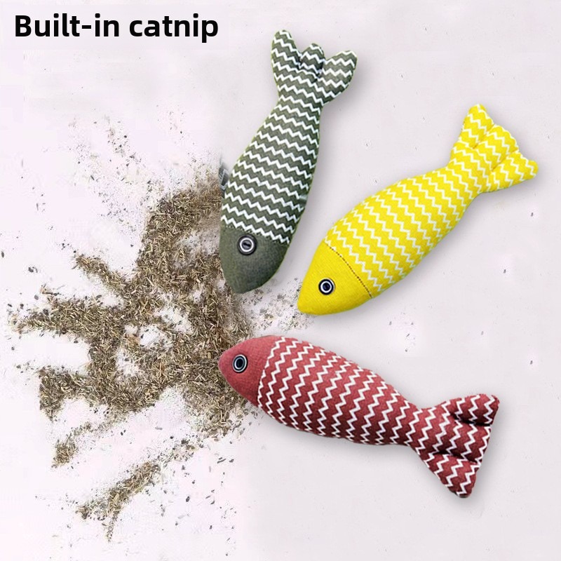 Juguetes de Peces Menta para Mascotas - Se Emiten Tres Colores Aleatorios, Oficiales Deben Ingresar, Juguetes de Peces Menta, Adecuados Para Gatos de Todas Las Edades — imagen 1