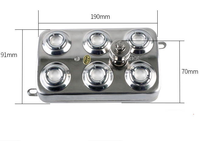 Rockery pond water landscape fogging machine high-frequency oscillation fogging board smoke machine ten head industrial ultrason — image 2