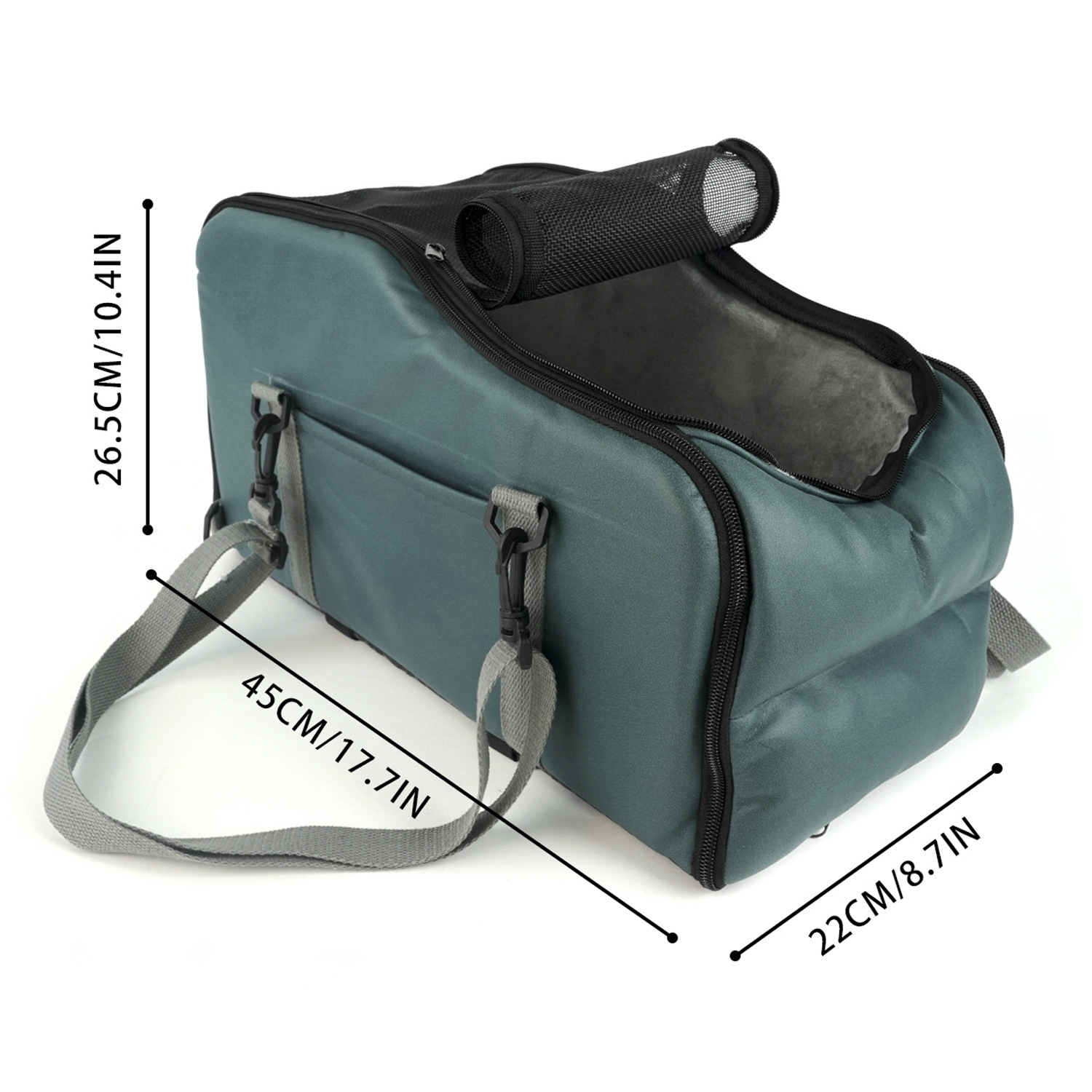 Portable pet bed for outings car travel safety seat center console car cushion car dog bed small dog ride artifact — image 6