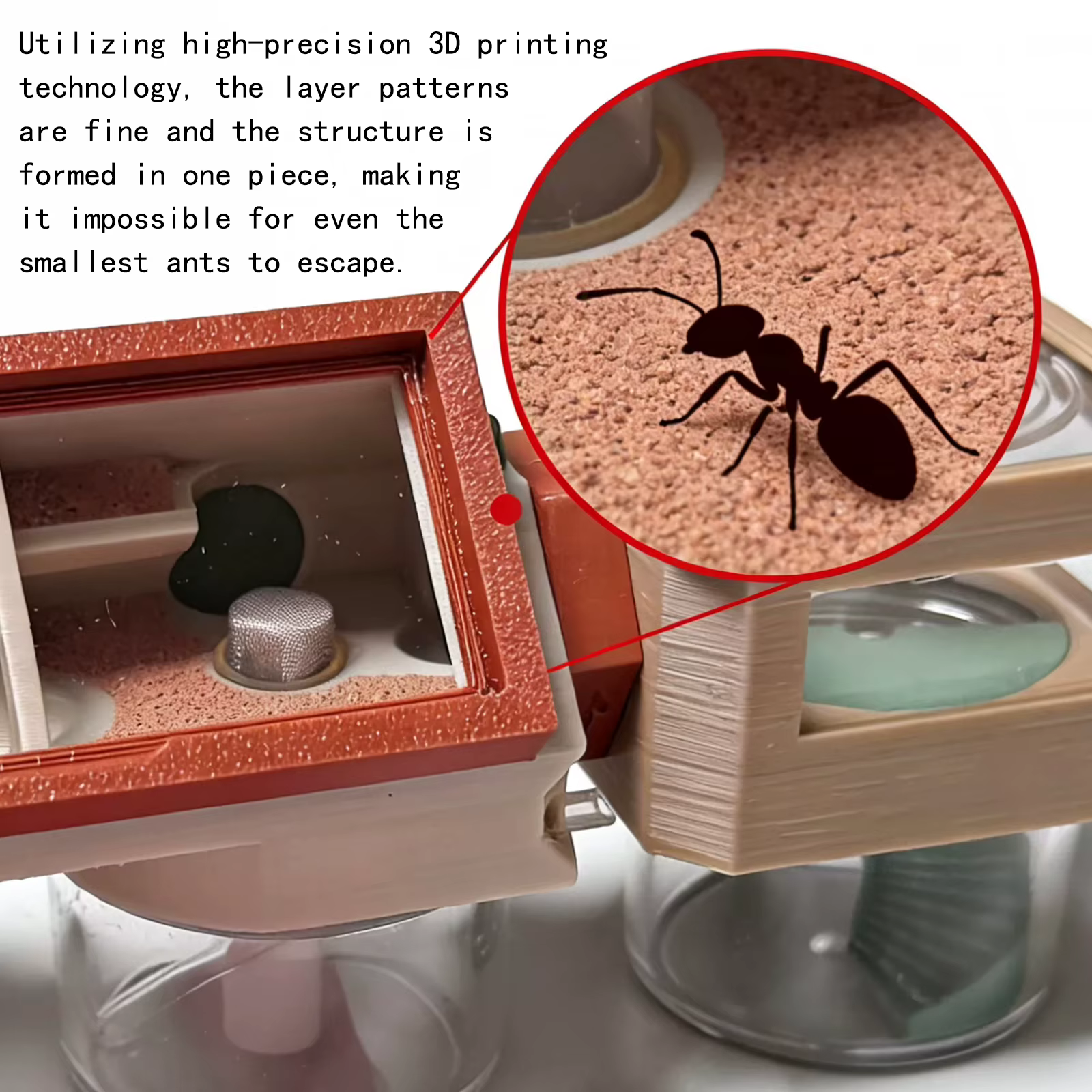 3D Ant Farm with Water Tower Queen Ant Breeding Insect House Small Ant Nest Beginner Pet House Accessories — image 6