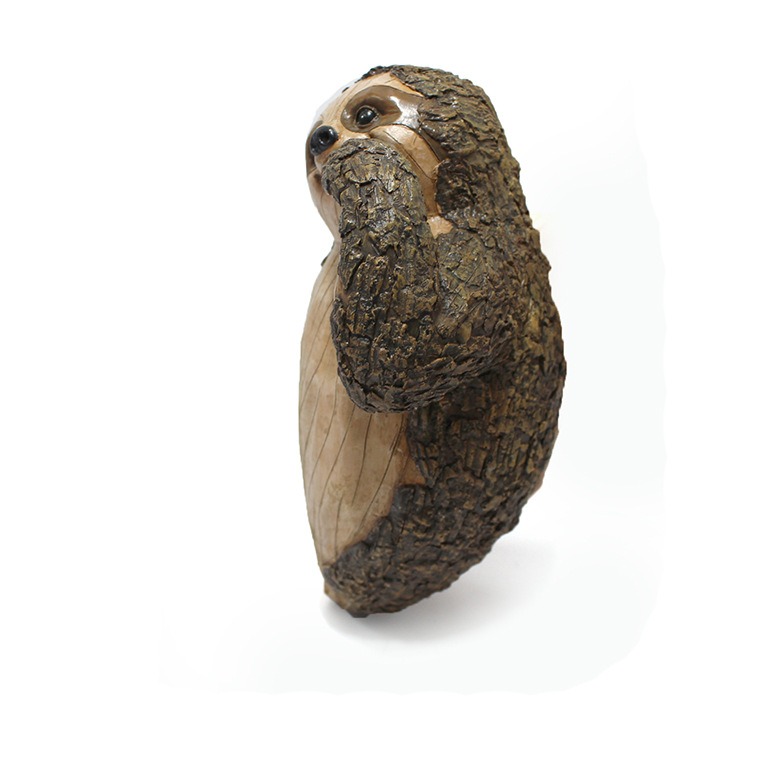 Estatua de mono en resina para colgar en árbol decoración — imagen 2
