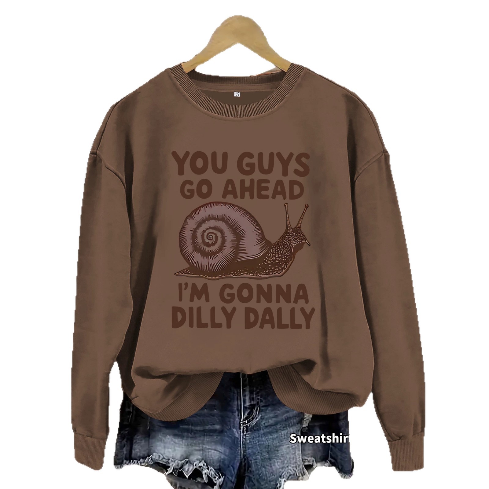 Snail print hoodie for women — image 2
