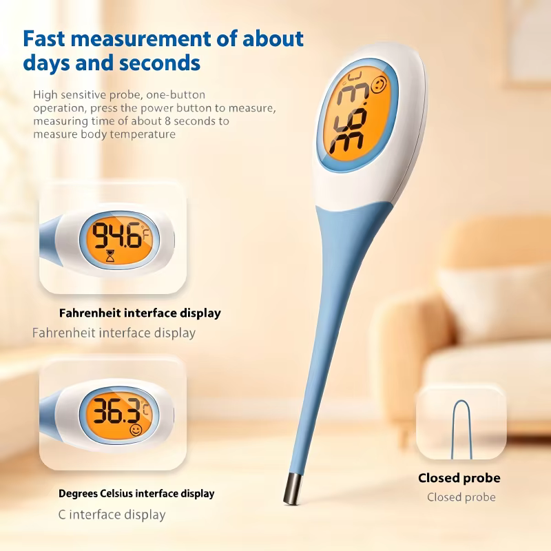 AiQUE Pet Thermometer Large Digital Display Fast Read Dog Cat Electronic Thermometer Animals Medical Equipment Veterinary Tool — image 4