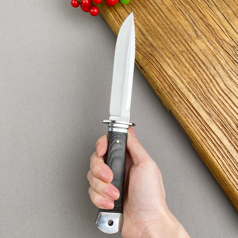Cuchillo de Pescar, Camping, Hogar y Frutas, con Hoja afilada para cortar carne — imagen 6