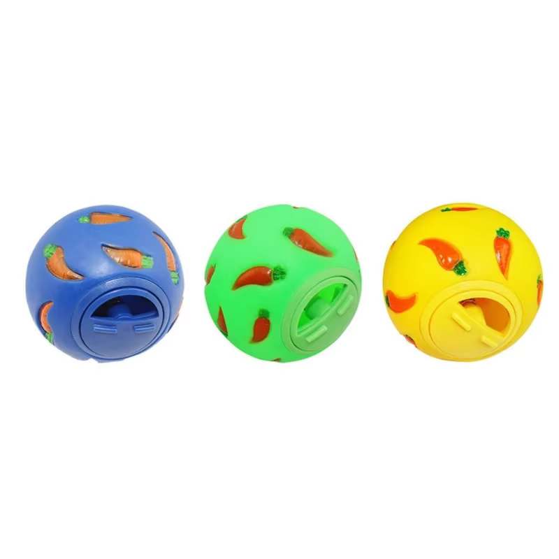 Rabbit Treat Ball Pet Slow Feeder Interactive Bunny Toy Snack Toy Ball Bite Resistant Feeding Toys Ferret Kitty Hamster Toy — image 6