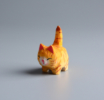 Creative Wooden Cat Trinkets Crafts Handmade Wood Carving — image 5
