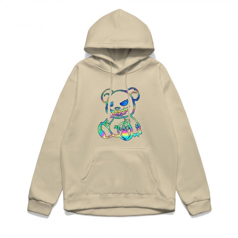 Bear Hoodie Street Trendy Brand Hooded Sweatshirt Casual Loose Fit — image 8