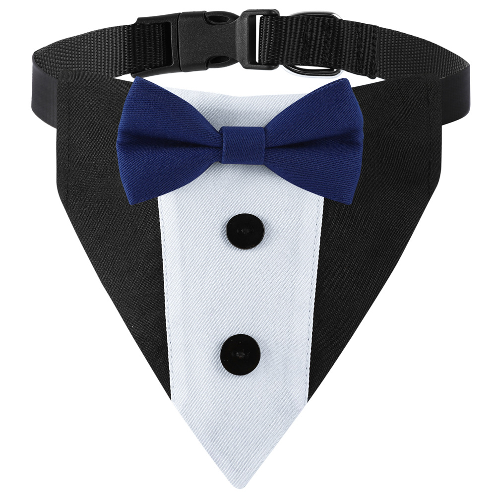 Manta triangular para perros con asido de saliva grande manta de cuello ajustable — imagen 6