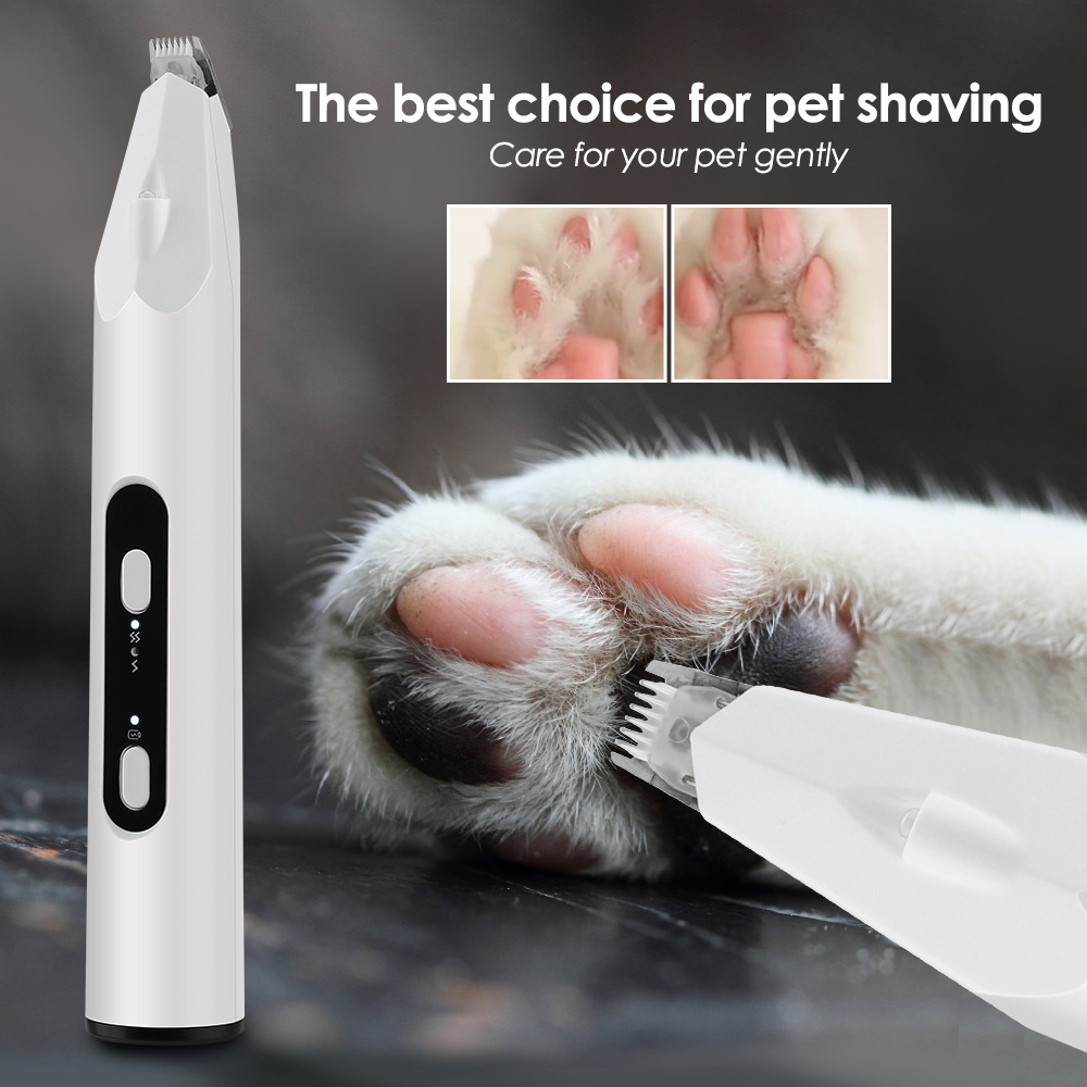 2-Speed Pet Shaver Cat Shaving Foot Hair Cat Moss Detection Foot Hair Trimming Sole Electric Clipper Shaver — image 2