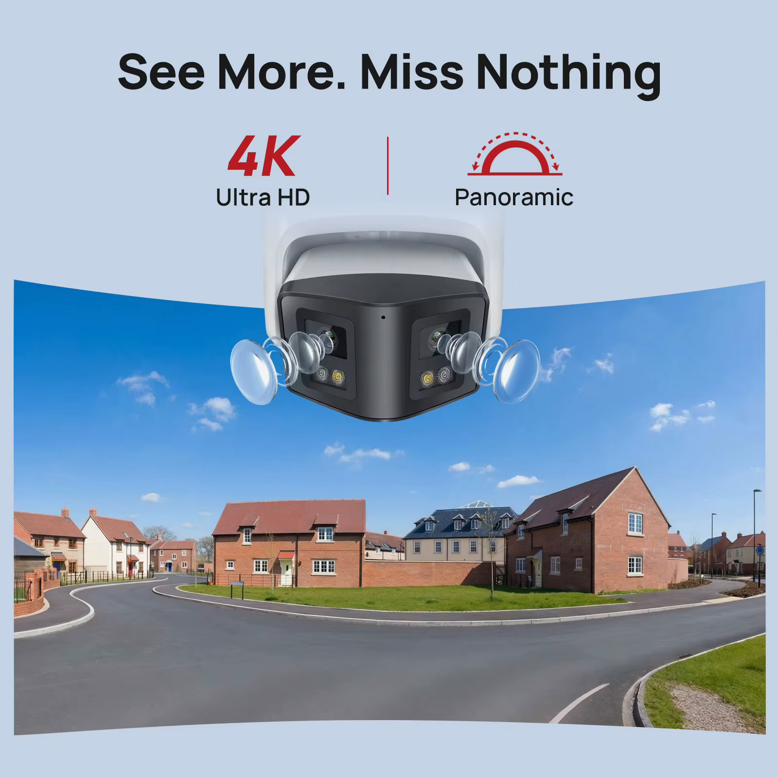 Vikylin Panoramic 4/8MP Dual Lens Smart Hybrid Light IP Camera Two-way Talk CCTV POE Security Camera Onvif Video Surveillance — imagen 2