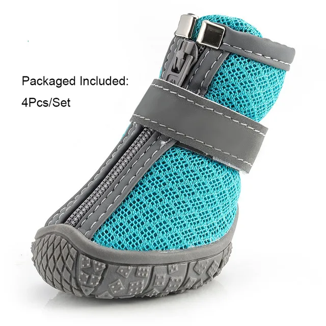 Zapatillas Respirables para Perros Pequeños Anti-Slip Zapatos de Verano con Reflejos para Chihuahuas Zapatos de Goma — imagen 11