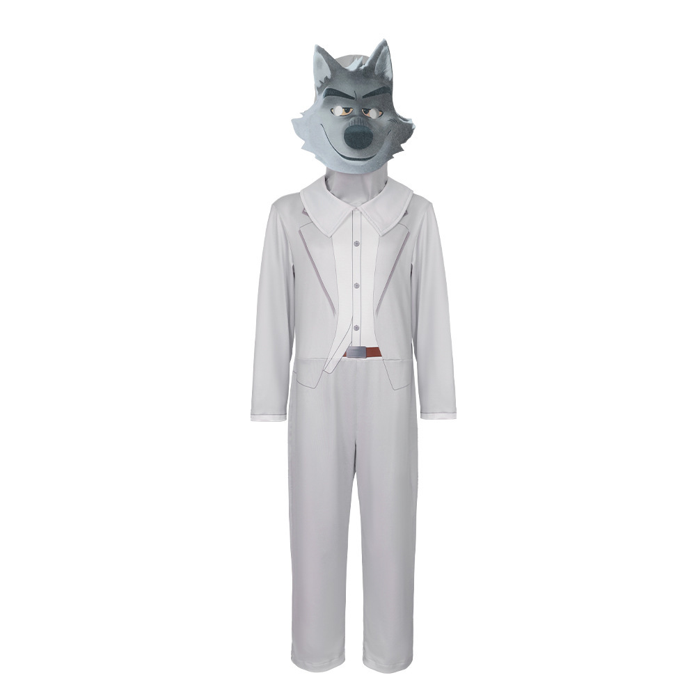 The Bad Guys Wolf Cosplay Costume Halloween Outfit Stage Wear Role Play Clothing — image 3