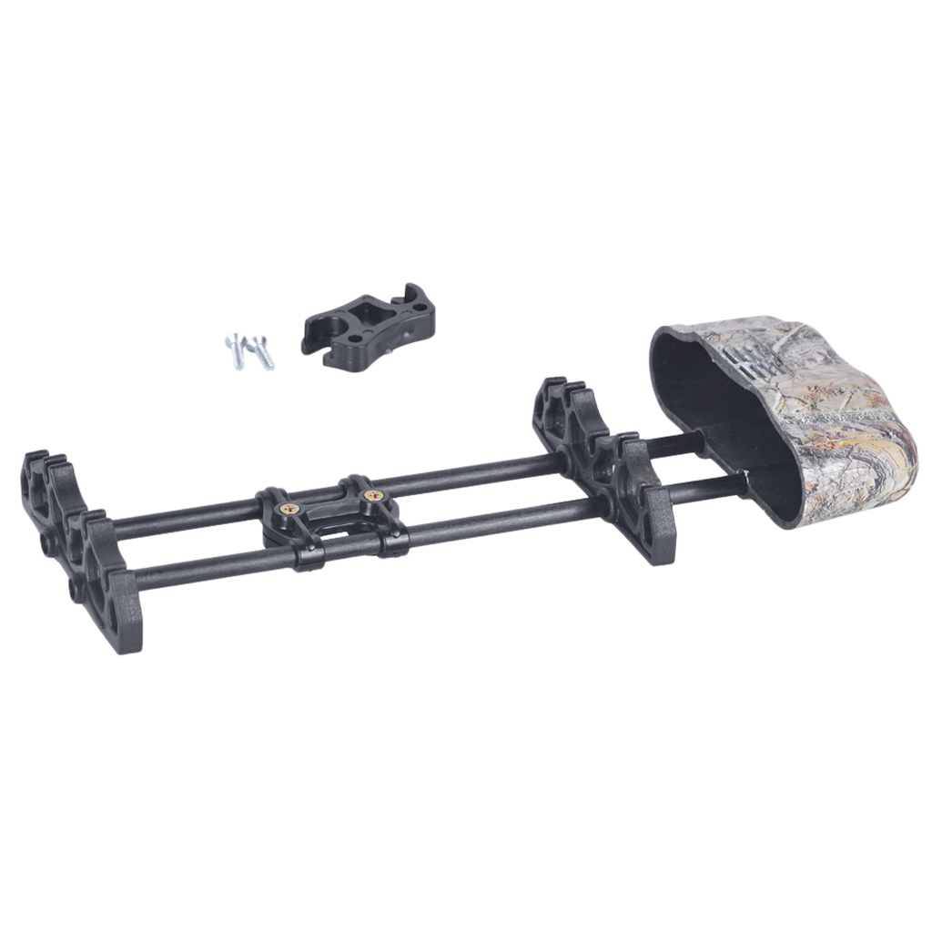 Carcaj para Flechas de Arquería, para 5 Flechas, Compatible con Arcos Compuestos y Recurvos de Caza, Camuflaje Negro — imagen 3