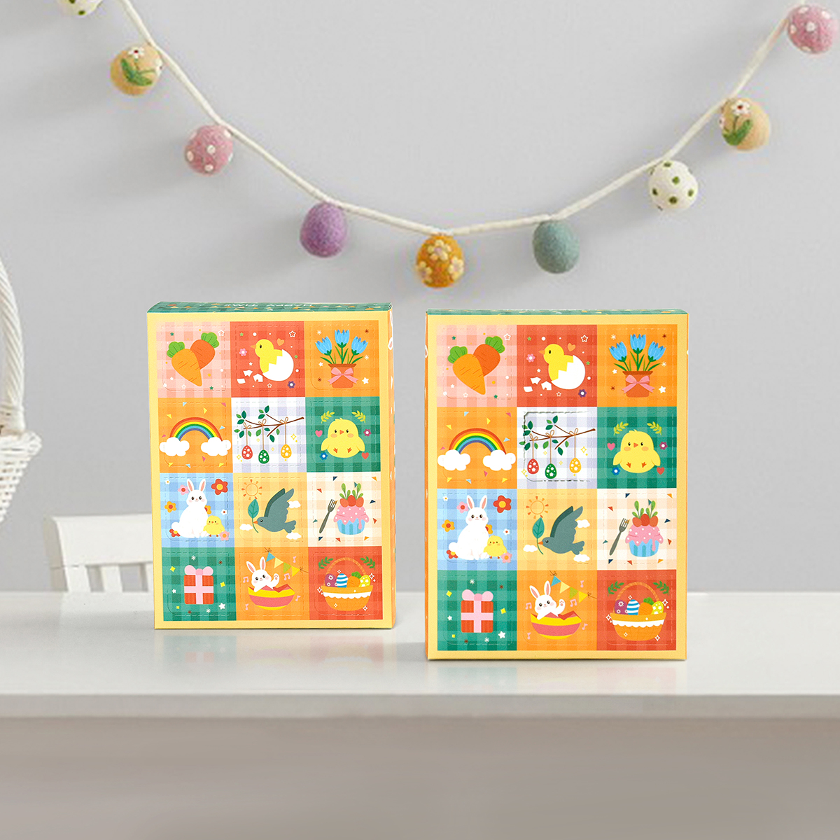 15 Piezas de Cajas de Dulces Tema Primavera: Decoraciones para Fiesta de Pascua Cumpleaños Navidad y Verano con Ositos Conejos Zanahorias y Pájaros — imagen 10