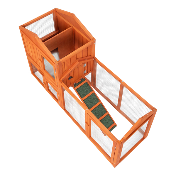 Casa de Pollos en Madera para Conejos y Pájaros - Galpón de Aves — imagen 4