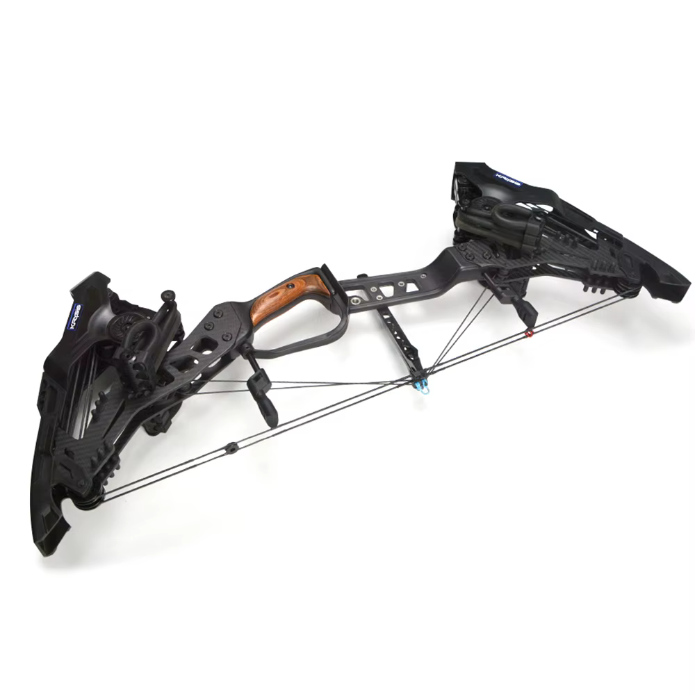 Arco Compuesto de Carbono para Tiro con Arco 21.5-80lbs, Flecha de 32", Resortera de Bolas de Acero, Arco de Doble Propósito, Accesorios de Caza y Tiro — imagen 2