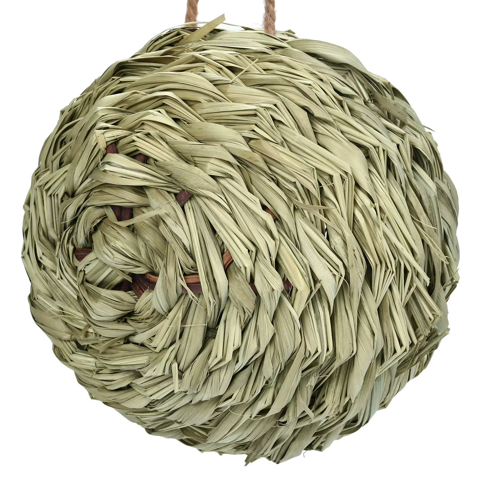Pet Hanging bed Birds Nest Outdoor Hand-weaved Decorative Bird House Bird Cage Shelter For Garden Decoration Pet Bedroom — image 3