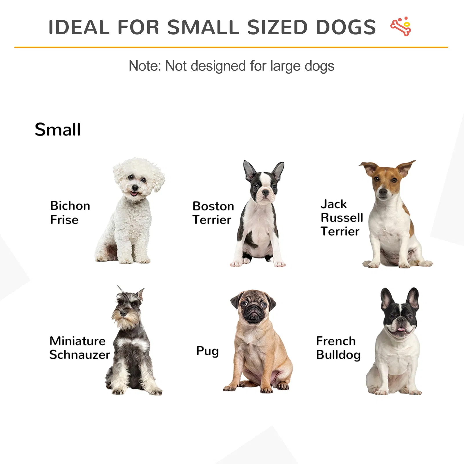 H Foldable Dog Gate, 3 Panels Freestanding Pet Gate Barriers Indoor with Support Feet, Puppy Fence for Small Dogs, Black — image 2