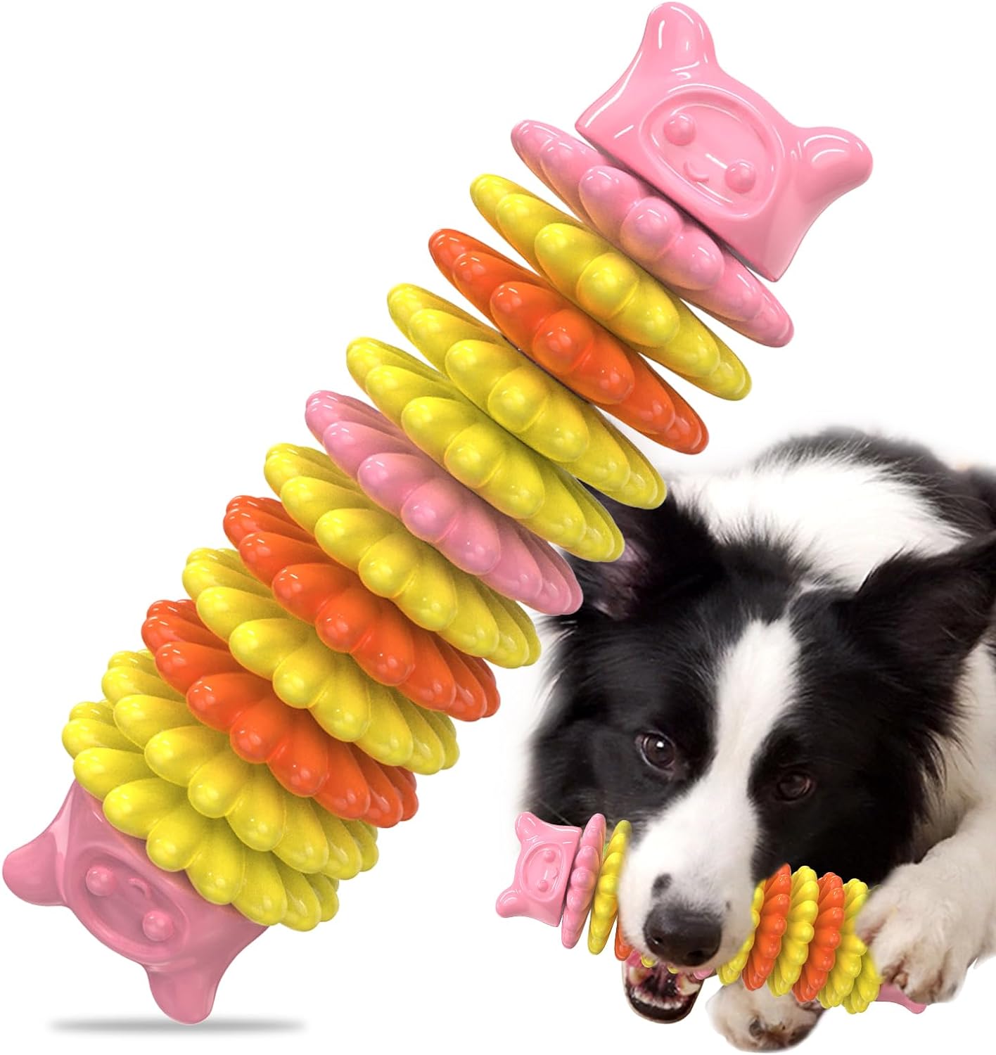 Dog Chew Toys For Aggressive Chewers Durable Dog Toys For Large Medium Small Breed Dogs Rubber Indestructible Dog Teething Toys Tough Interactive Outdoor Dog Toys For Entertainment — image 7