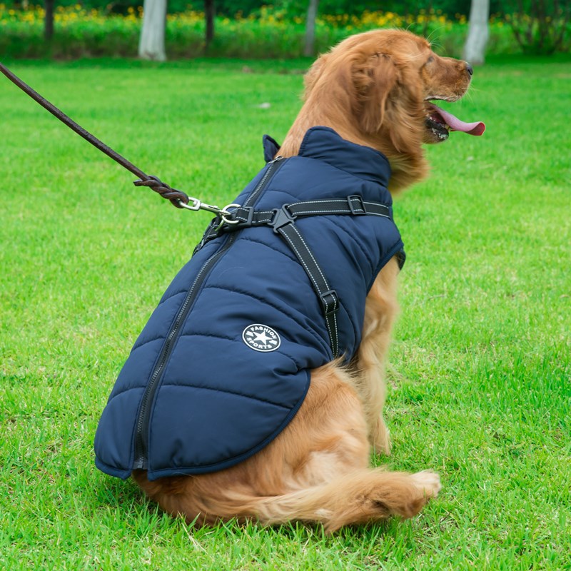 New Pet Clothes Reflective Rush Suit Big Dog Clothes Warm Dog Clothes In Autumn And Winter Pet Supplies — image 5