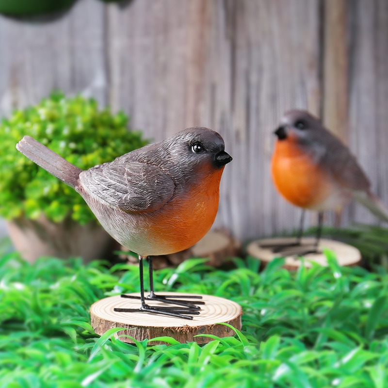 Outdoor simulation bird resin ornaments — image 3