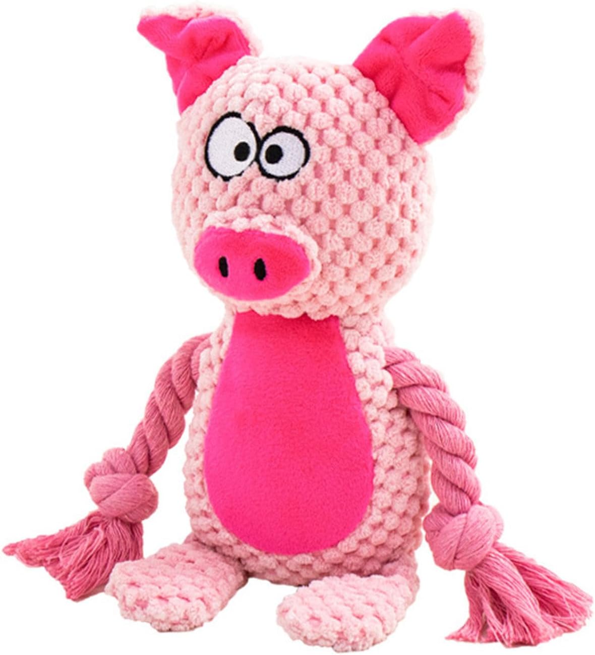 Dog Toys Dog Squeaker Toys With Crinkle Paper Stuffed Animal Dog Plush Chewing Toy Cotton Rope Interactive Toys For Puppy Small Middle Dogs — image 10